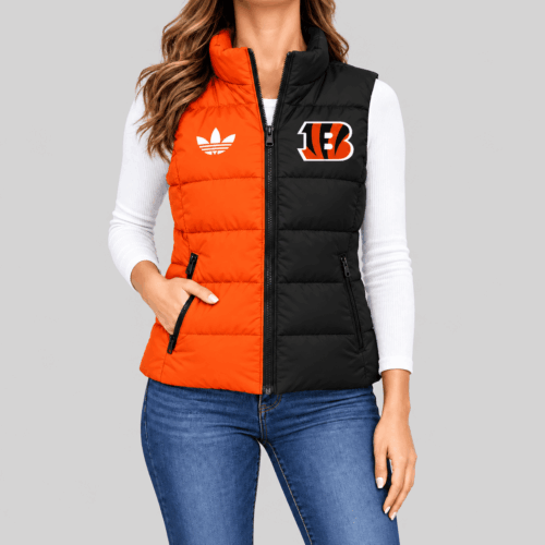 Cincinnati Bengals | NFL Split Color Puffer Vest TD
