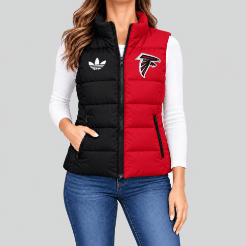 Atlanta Falcons | NFL Split Color Puffer Vest TD