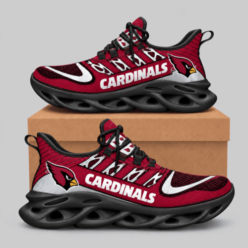 Arizona Cardinals | NFL Swoosh Wordmark Wave Sole Sneakers TD