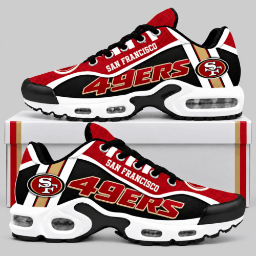 San Francisco 49ers | NFL Bold Wordmark Air Cushion Sneakers TD