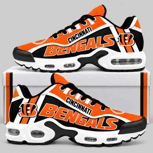 Cincinnati Bengals | NFL Bold Wordmark Air Cushion Sneakers TD