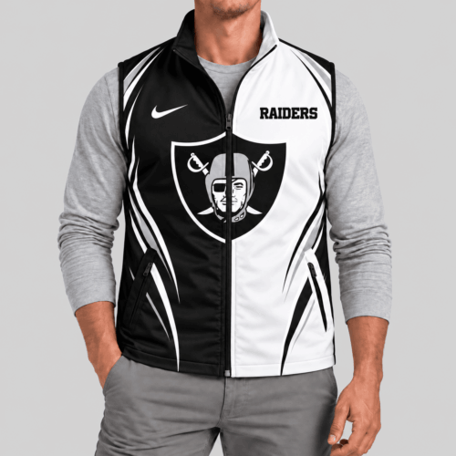 Las Vegas Raiders | NFL Swoosh Panel Softshell Vest TD
