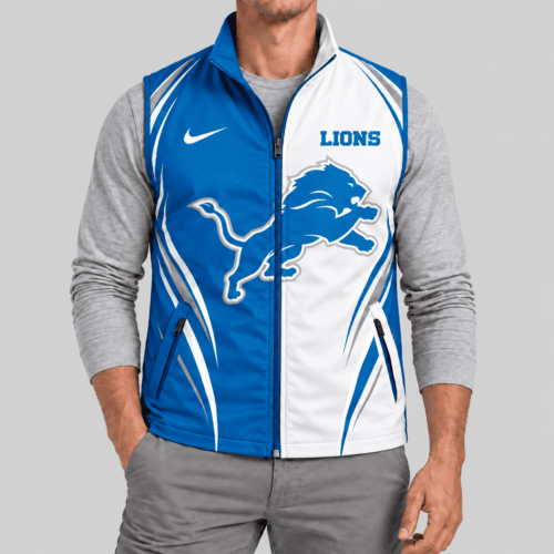 Detroit Lions | NFL Swoosh Panel Softshell Vest TD