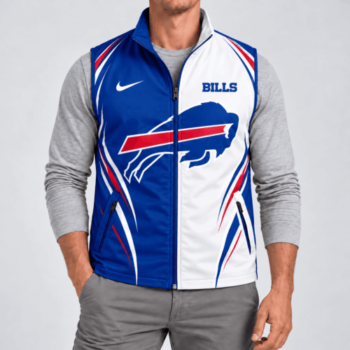 Buffalo Bills | NFL Swoosh Panel Softshell Vest TD