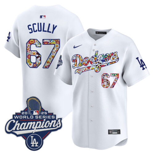 Men's Los Angeles Dodgers 2025 World Series Champions x Takashi Murakami Vapor Premier Limited Jersey - Stitched