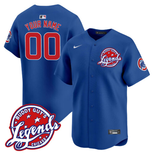 Chicago Cubs Buddy Guy's Legends Vapor Premier Limited Custom Jersey - All Stitched