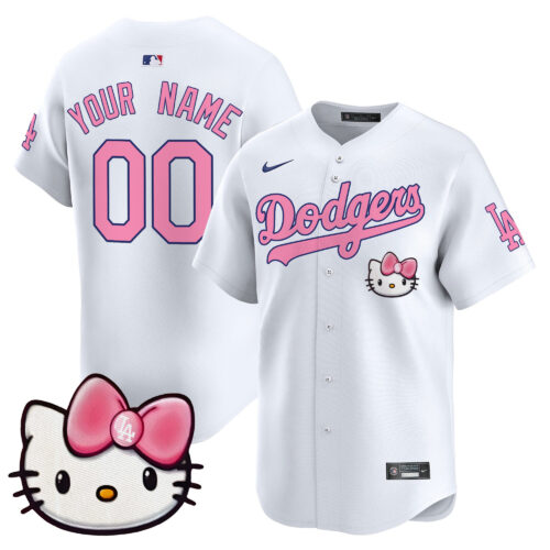 Los Angeles Dodgers 2025 Hello Kitty Vapor Premier Limited Custom Jersey – All Stitched