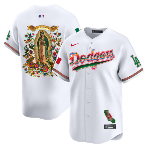 Los Angeles Dodgers Mexico Guadalupe Vapor Premier Limited Jersey - Printed
