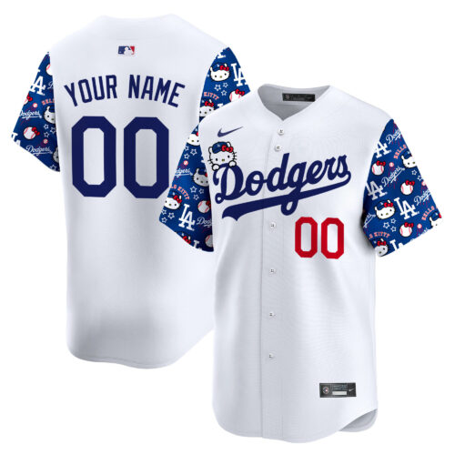 Los Angeles Dodgers Hello Kitty Vapor Premier Limited Custom Jersey V3 - Printed