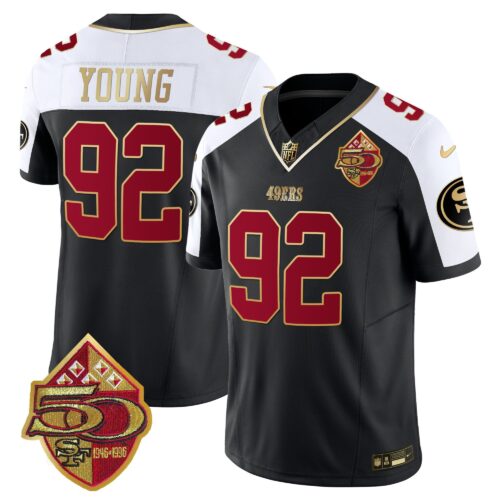 All Players San Francisco 49ers 50th Anniversary Patch Vapor Limited Jersey - Men