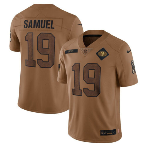 All Players San Francisco 49ers 2023 Salute To Service Limited Jersey – Brown