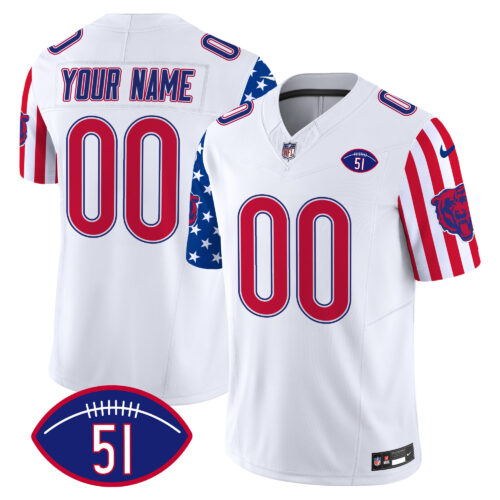 Chicago Bears American Style Vapor Limited Custom Jersey - All Stitched